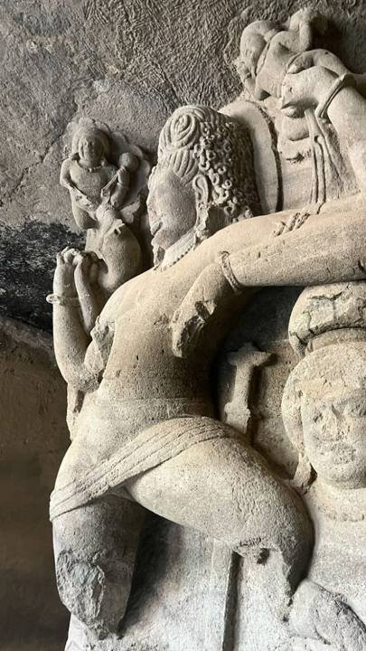 Elephanta Cave Sculpture, Mumbai
