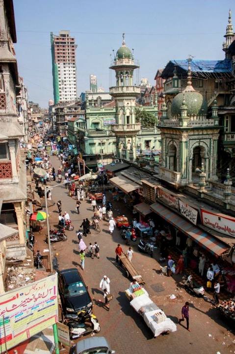 Old Mumbai Street from Above, Mumbai