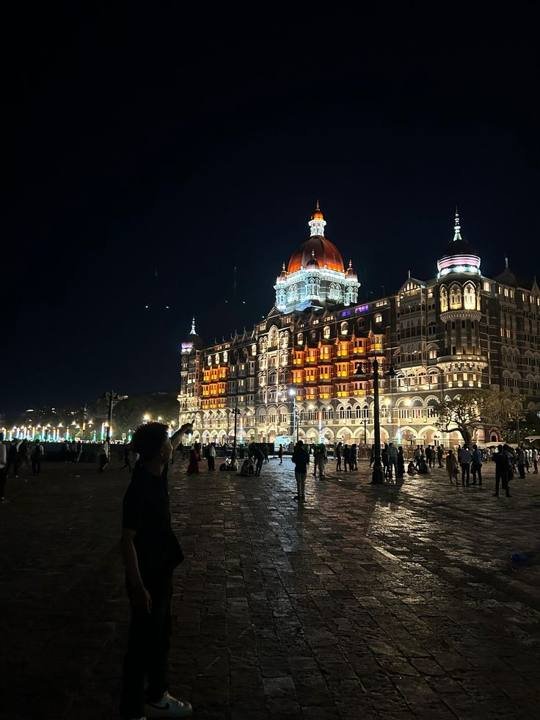 Taj Mahal Palace at Night, Mumbai